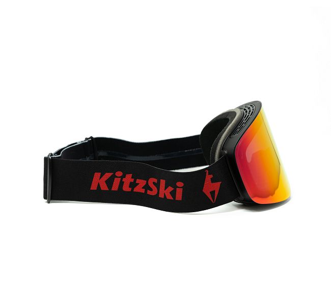 KitzSki Skibrille schwarz