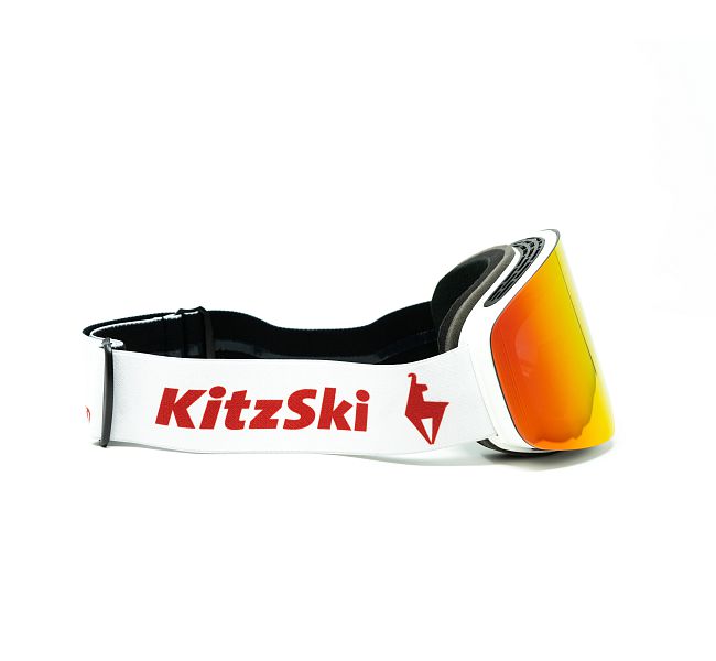 KitzSki Skibrille weiß