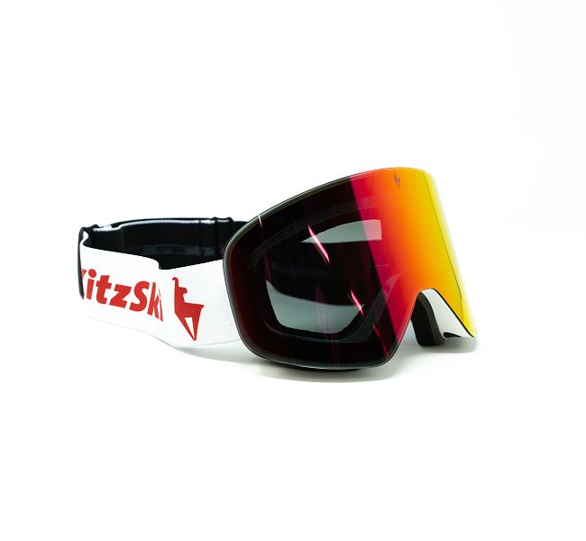 KitzSki Skibrille weiß